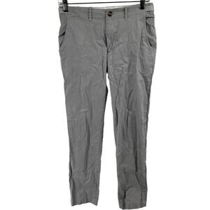 Totokaelo Archive Twill Pants 100% Cotton Flat Front Straight Leg Gray 28x29
